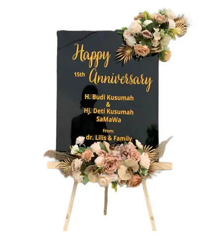 Papan Bunga Akrilik Lambara